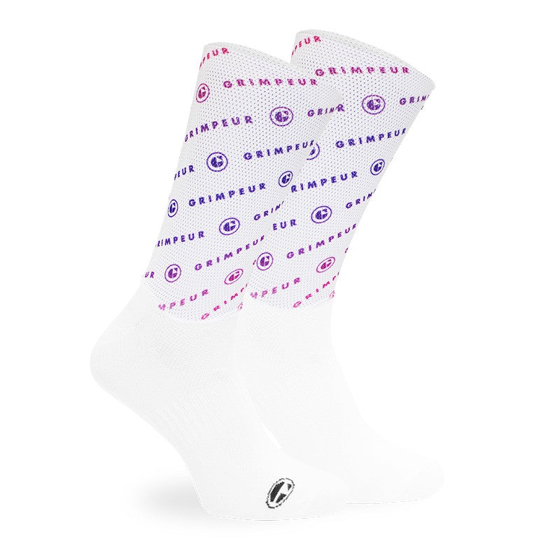 Grimpeur chaussettes evolution - rose/violet