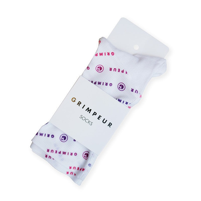 Grimpeur chaussettes evolution - rose/violet