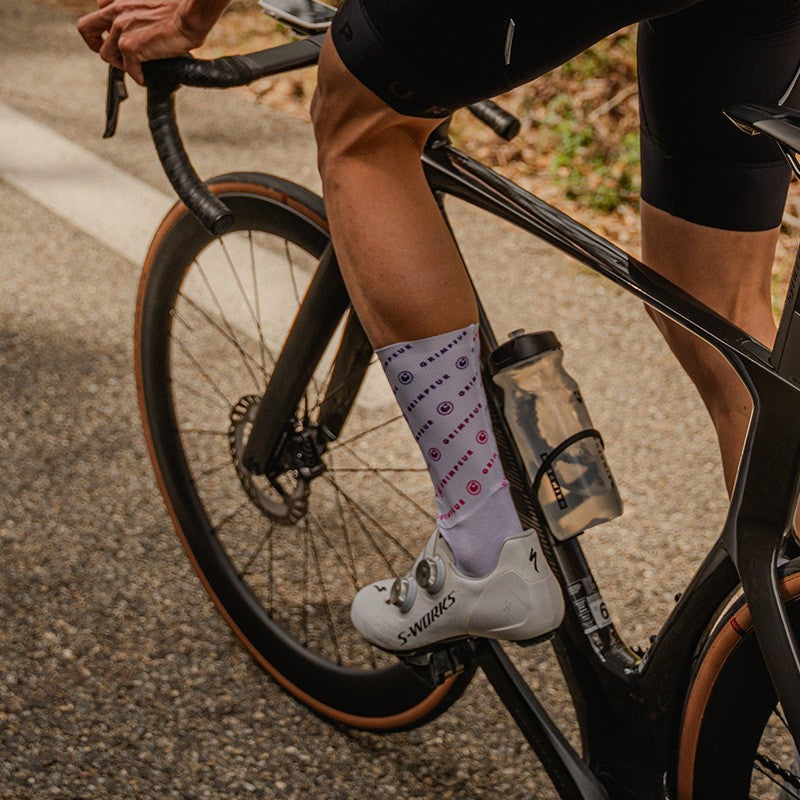 Grimpeur chaussettes evolution - rose/violet