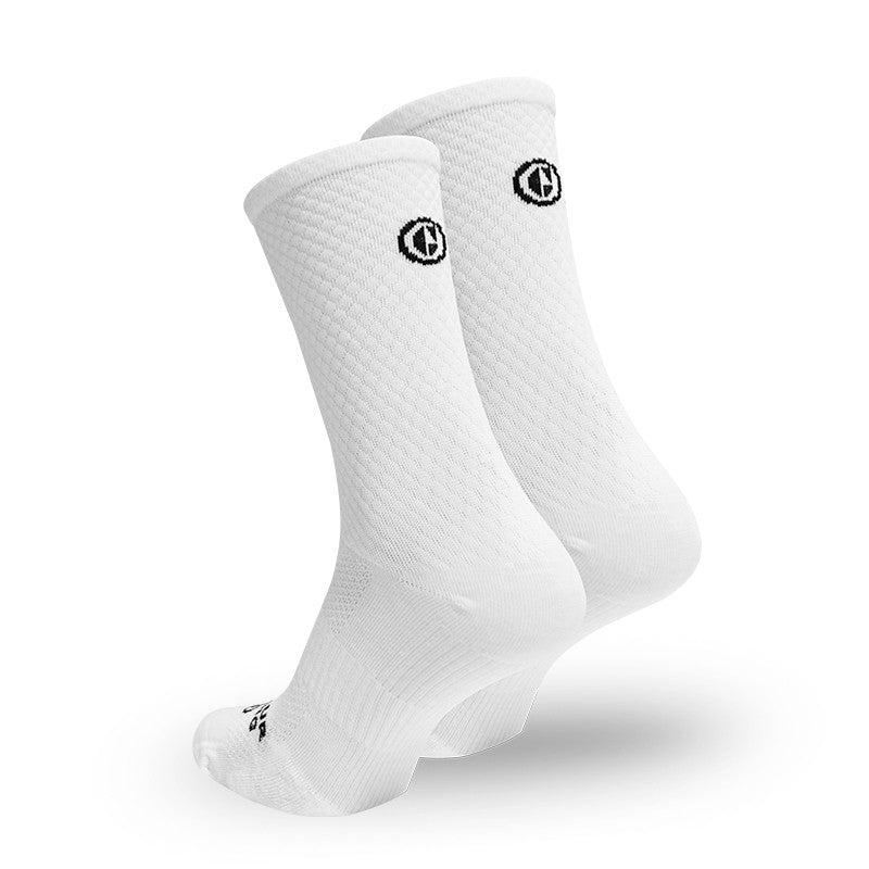 Chausettes cycling - blanc