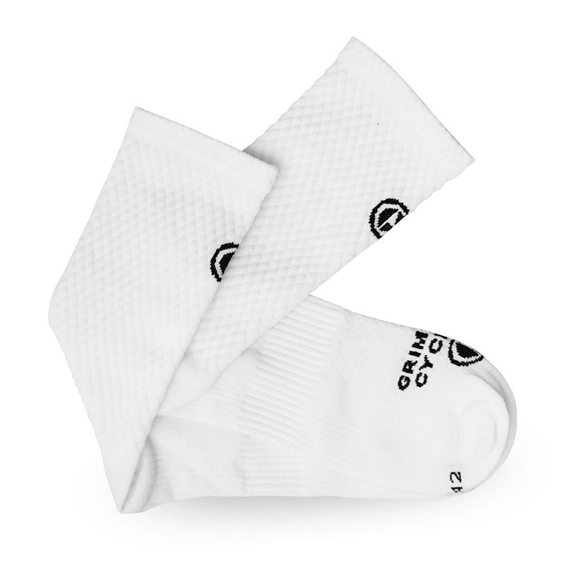 Chausettes cycling - blanc