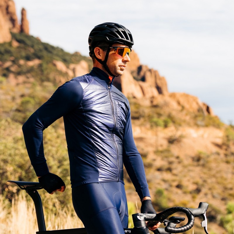 Vestes Gravel bleu marine