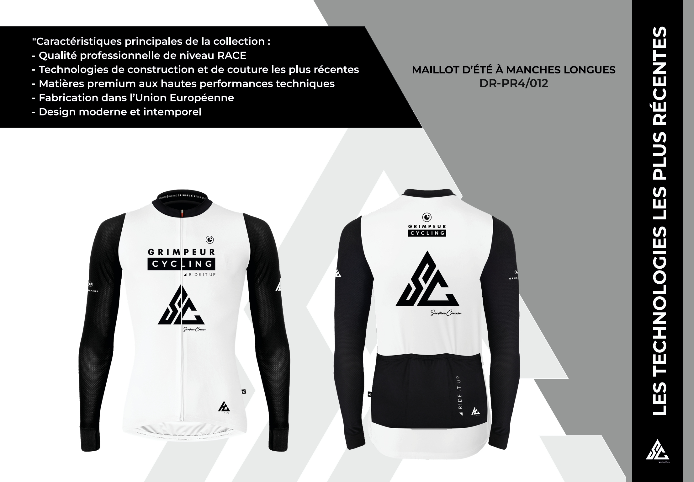 Grimpeur SC Maillot été Manches Longues