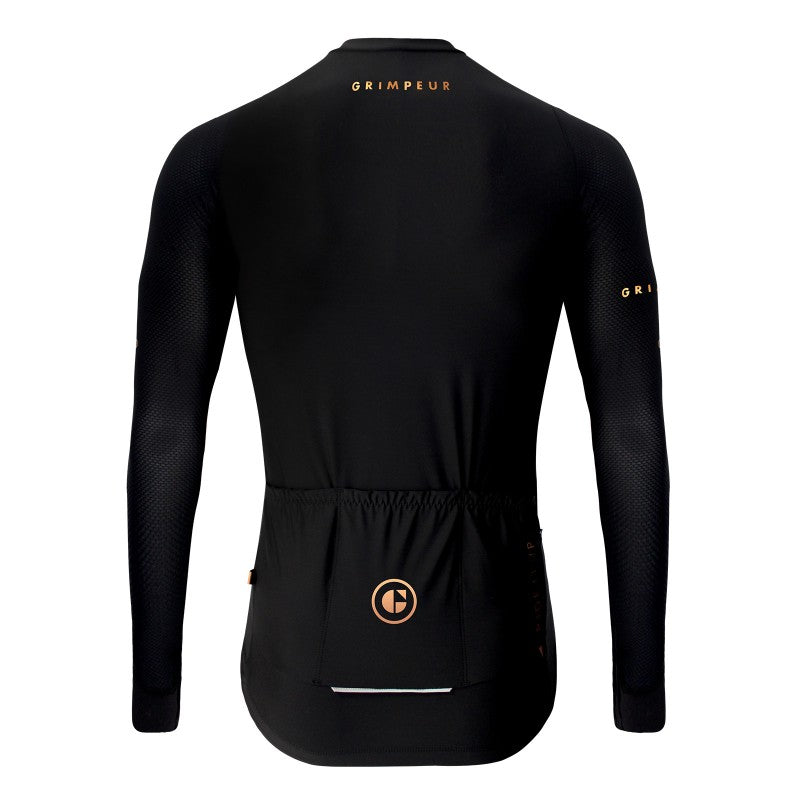 Manche longue maillots - noir et cuivre