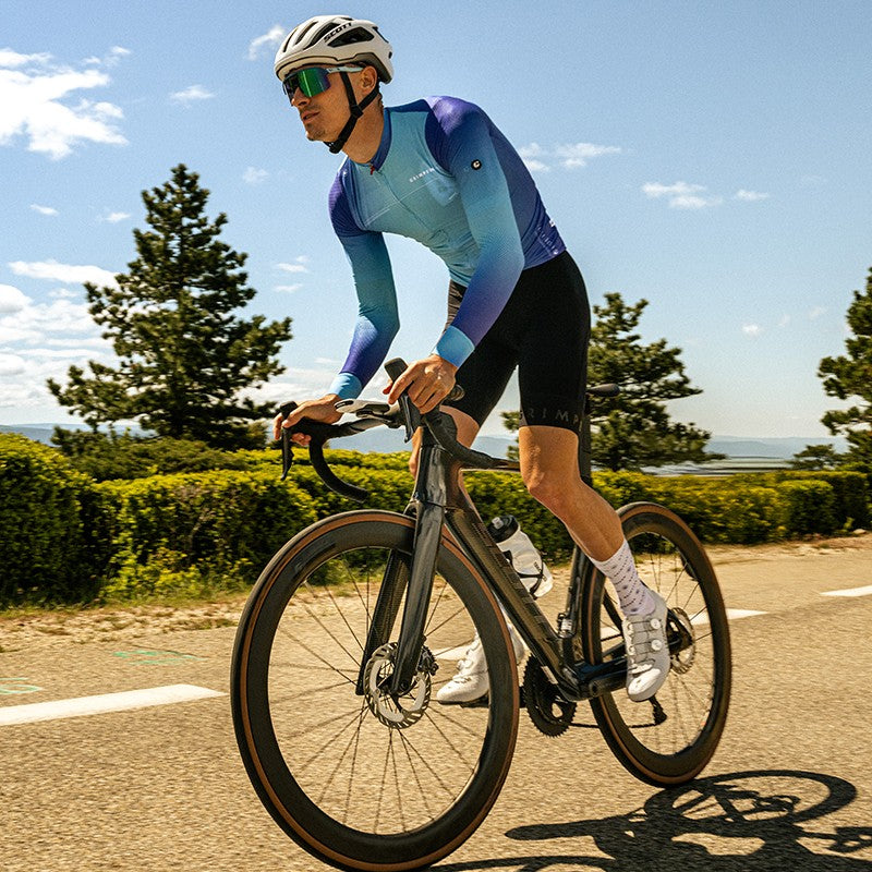 Manche longue maillots - violet/turquoise