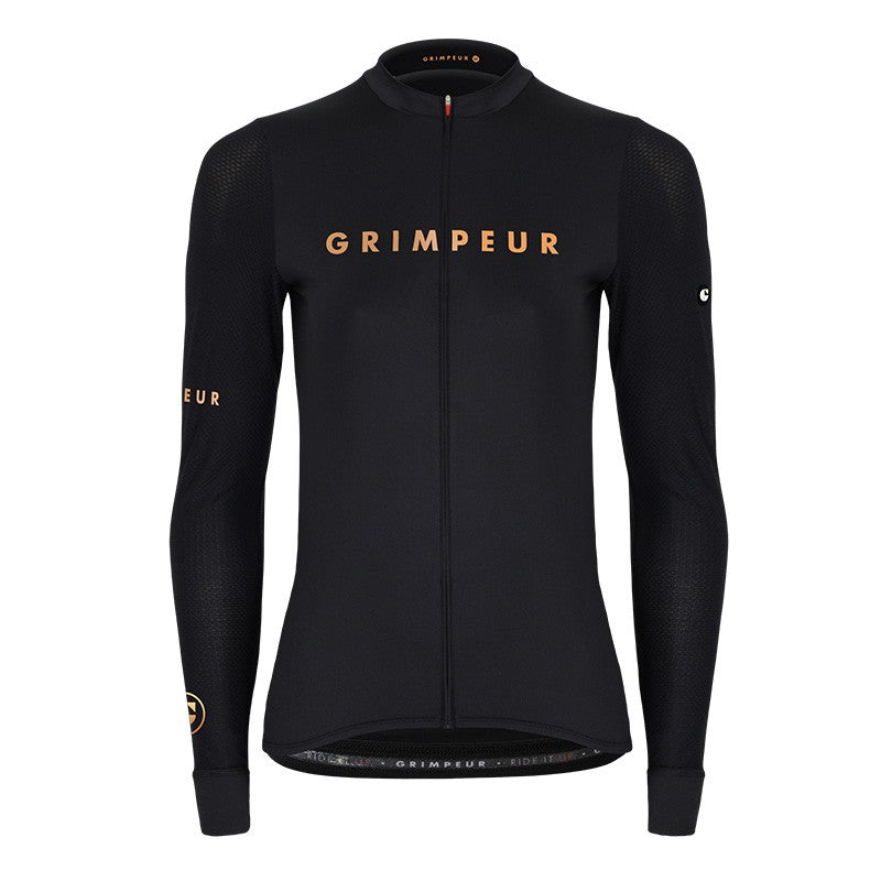 Manche longue maillots - noir et cuivre