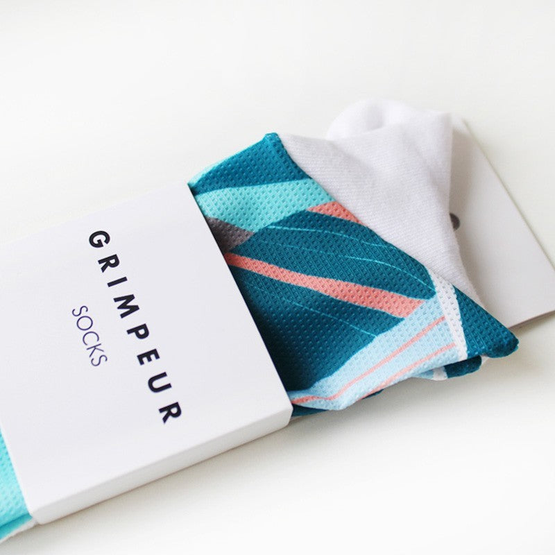 Zenith II chaussettes - turquoise