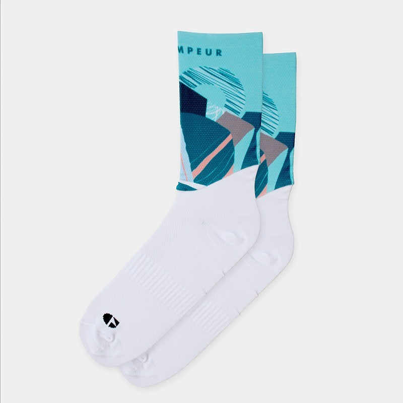 Zenith II chaussettes - turquoise